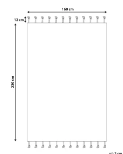 Beliani Matto Muovi Tummansininen 160 X 230 Cm Bademli Store