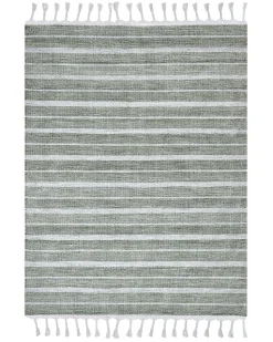 Beliani Matto Muovi Tummanvihrea 140 X 200 Cm Bademli Clearance