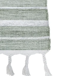 Beliani Matto Muovi Tummanvihrea 140 X 200 Cm Bademli Clearance