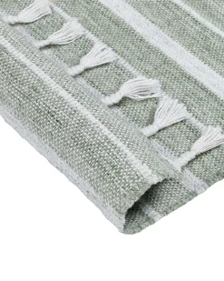 Beliani Matto Muovi Tummanvihrea 140 X 200 Cm Bademli Clearance