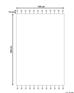 Beliani Matto Muovi Tummanvihrea 140 X 200 Cm Bademli Clearance