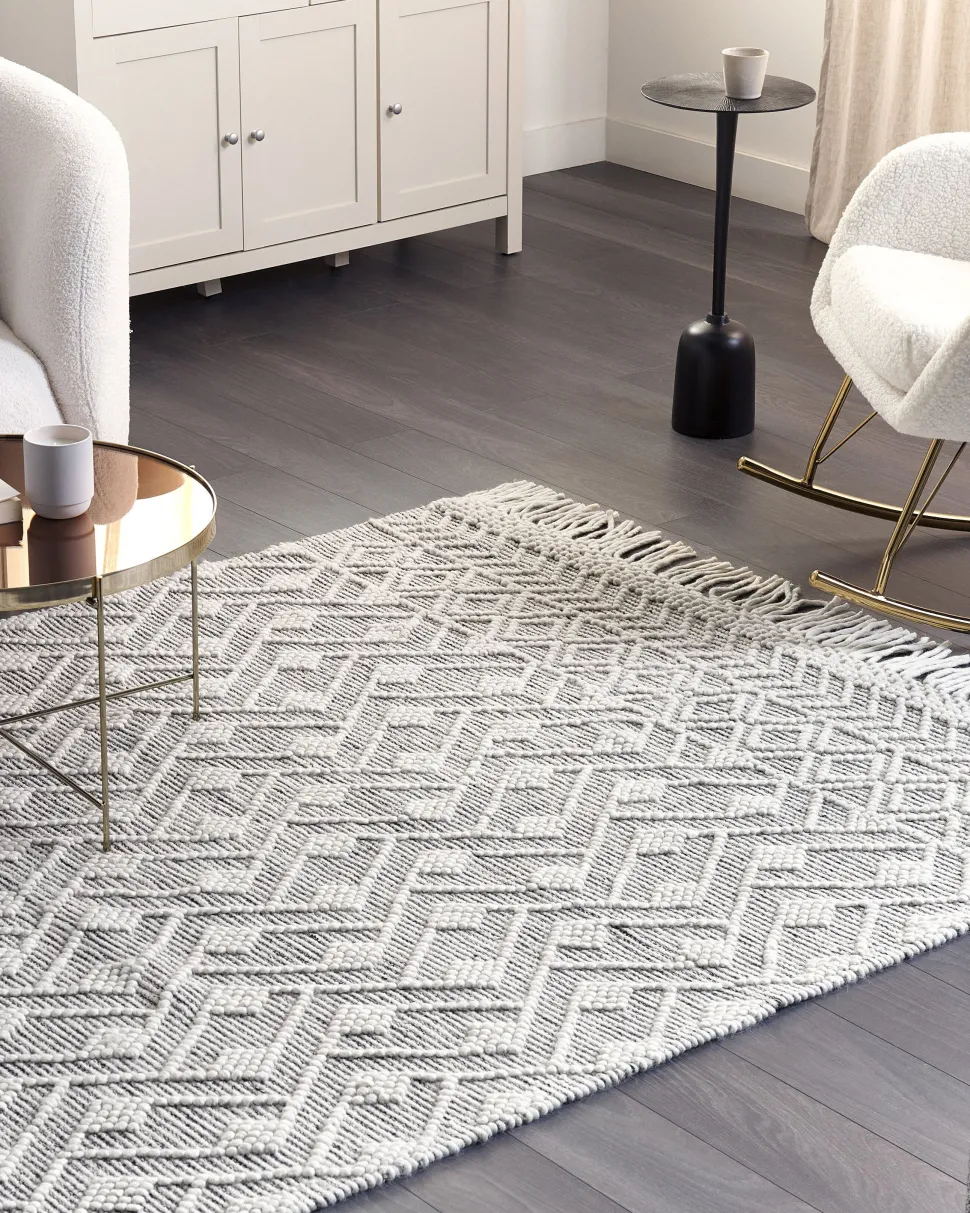 Beliani Matto Musta/Valkoinen 160 X 230 Cm Kavak Online