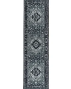 Beliani Matto Polyesteri Harmaa 80 X 300 Cm Vadkadam Discount