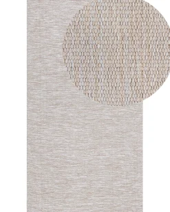 Beliani Matto Puuvilla Beige 80 X 150 Cm Derince Flash Sale