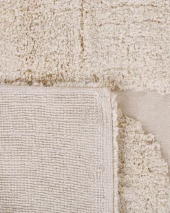 Beliani Matto Puuvilla Beige 160 X 230 Cm Diyadin Flash Sale