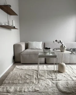 Beliani Matto Puuvilla Beige 160 X 230 Cm Diyadin Flash Sale