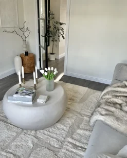 Beliani Matto Puuvilla Beige 160 X 230 Cm Diyadin Flash Sale