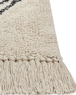 Beliani Matto Puuvilla Beige 160 X 230 Cm Somek Cheap