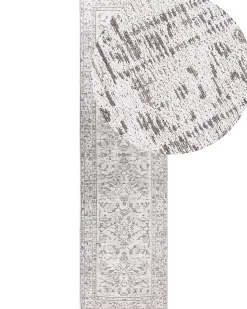 Beliani Matto Puuvilla Beige 80 X 300 Cm Sellik Outlet