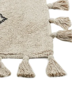 Beliani Matto Puuvilla Beige 160 X 230 Cm Bulcok Sale