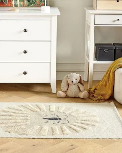 Beliani Matto Puuvilla Beige 80 X 150 Cm Balari Clearance