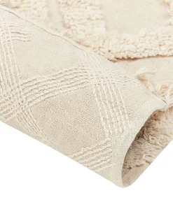 Beliani Matto Puuvilla Beige 160 X 230 Cm Ardahan Sale