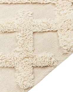 Beliani Matto Puuvilla Beige 160 X 230 Cm Ardahan Sale