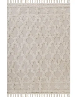 Beliani Matto Puuvilla Beige 160 X 230 Cm Suluova Best Sale