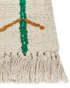 Beliani Matto Puuvilla Beige 160 X 230 Cm Cetmi Sale