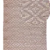 Beliani Matto Puuvilla Beige/Vaaleanpunainen 160 X 230 Cm Gerze Discount
