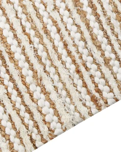 Beliani Matto Puuvilla Beige/Valkoinen 200 X 300 Cm Barkhan Hot