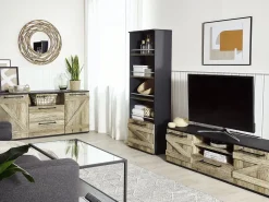 Beliani Matto Puuvilla Harmaa/Beige 160 X 230 Cm Edremit Hot