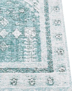 Beliani Matto Puuvilla Mintunvihrea 160 X 230 Cm Fulla Online