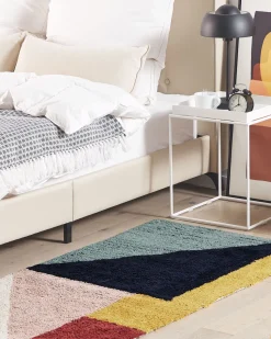 Beliani Matto Puuvilla Monivarinen 80 X 150 Cm Jalgaon Outlet