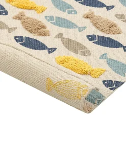 Beliani Matto Puuvilla Monivarinen 80 X 150 Cm Ipuh Shop