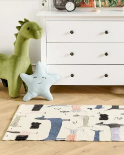 Beliani Matto Puuvilla Monivarinen 80 X 150 Cm Temiaj Clearance