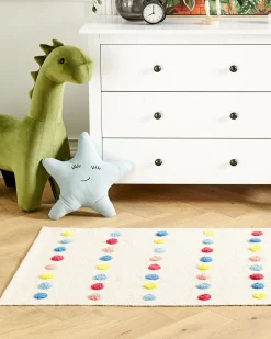 Beliani Matto Puuvilla Monivarinen 80 X 150 Cm Leles Store