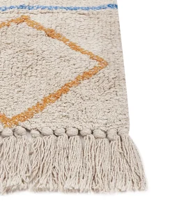 Beliani Matto Puuvilla Monivarinen 160 X 230 Cm Kuskan Fashion