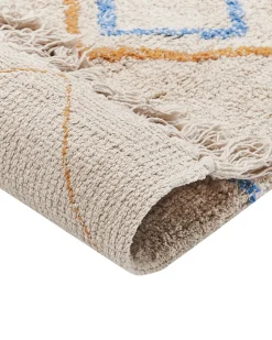 Beliani Matto Puuvilla Monivarinen 160 X 230 Cm Kuskan Fashion