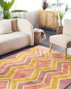 Beliani Matto Puuvilla Monivarinen 160 X 230 Cm Canakkale Outlet