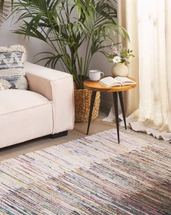 Beliani Matto Puuvilla Monivarinen 160 X 230 Cm Mersin Cheap