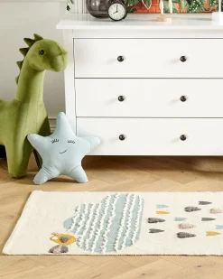 Beliani Matto Puuvilla Monivarinen 80 X 150 Cm Blang Shop