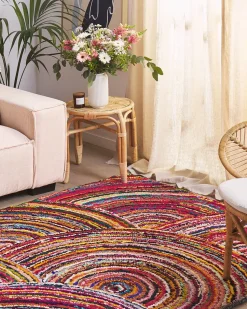 Beliani Matto Puuvilla Monivarinen 160 X 230 Cm Kozan Best Sale