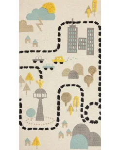 Beliani Matto Puuvilla Monivarinen 80 X 150 Cm Sazak Clearance