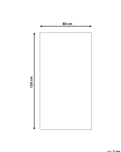 Beliani Matto Puuvilla Monivarinen 80 X 150 Cm Sazak Clearance