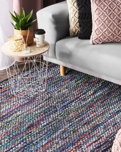 Beliani Matto Puuvilla Monivarinen 160 X 230 Cm Alanya Clearance