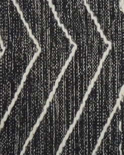 Beliani Matto Puuvilla Musta/Valkoinen 160 X 230 Cm Khenifra Best Sale