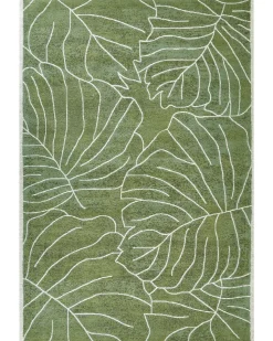 Beliani Matto Puuvilla Oliivinvihrea 200 X 300 Cm Sarmin Clearance