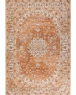 Beliani Matto Puuvilla Oranssi 160 X 230 Cm Hayat Online