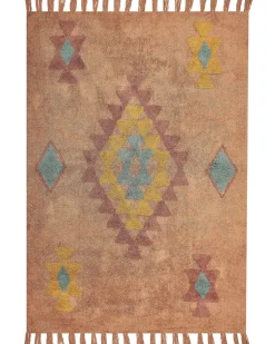 Beliani Matto Puuvilla Oranssi 160 X 230 Cm Igdir Shop