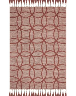 Beliani Matto Puuvilla Punainen 160 X 230 Cm Kirsehir Shop