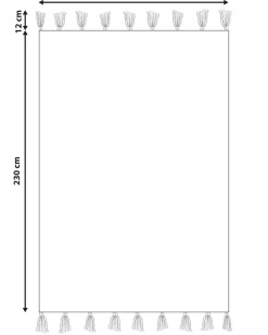 Beliani Matto Puuvilla Punainen 160 X 230 Cm Nigde Flash Sale