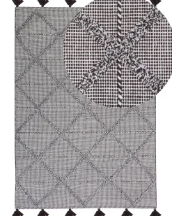 Beliani Matto Puuvilla Ruskea 140 X 200 Cm Tuzla Cheap