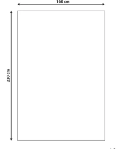 Beliani Matto Puuvilla Sininen 160 X 230 Cm Kansu Shop