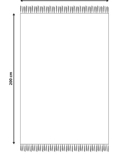 Beliani Matto Puuvilla Sininen 140 X 200 Cm Besni Cheap