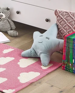 Beliani Matto Puuvilla Vaaleanpunainen 60 X 90 Cm Gwalijar Store