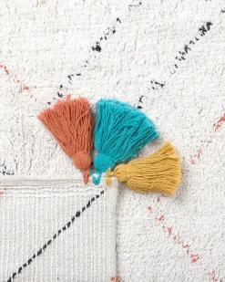 Beliani Matto Puuvilla Valkoinen 80 X 150 Cm Kartal Outlet