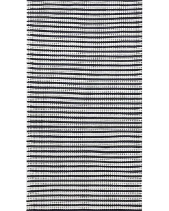 Beliani Matto Puuvilla Valkoinen/Laivastonsininen 80 X 150 Cm Sofulu Store