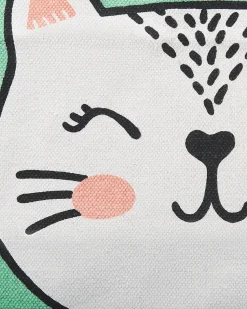 Beliani Matto Puuvilla Vihrea 60 X 90 Cm Howrah Store