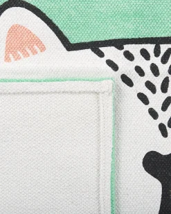 Beliani Matto Puuvilla Vihrea 60 X 90 Cm Howrah Store